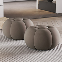 Pouf ottoman en velours pour la maison, repose-pieds, banc de salon nordique, repose-pieds et ottomanes pour canapé
