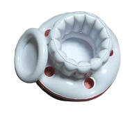 6 trous gonflable flottant refroidisseur de bière plateaux gonflable flottant boisson seau à glace pour piscines partie