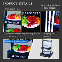Rechargeable Acrylique Discothèque Bar Alcool Lumineux Bière Vin Whisky Vip PresenterTequila Bouteille Lumineuse Glorifier