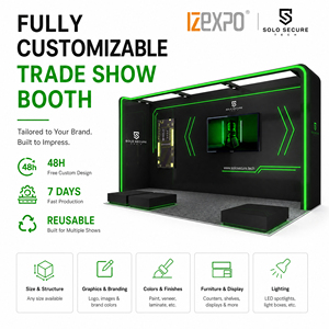 Stand de Exhibición de Alta Gama para ISC West, 10x20 pies, Stand Modular de Madera con Iluminación LED, Diseño Elegante para Ferias Comerciales - Product Image 2