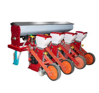 Semoir à maïs 5 rangs 2BGYF-5 robuste et stable pour montage sur tracteur avec outil d'espacement des rangs réglable