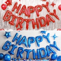 Ballons en aluminium Mylar épais de 16 pouces pour la décoration de fête sur le thème des anniversaires, fournitures en gros