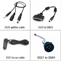 Câbles d'extension d'alimentation USB DC 12V/24V personnalisés, conducteurs en cuivre 2.1x5.5mm 5.5x2.5mm, faisceau de câblage électronique mâle-femelle à 90 degrés