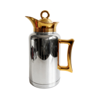 Vente chaude De Luxe 2L Arabe Thermos Eau Thé Café Vide Pot En Acier Inoxydable Thermique Vide Flacons Cruche