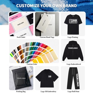 Ensemble Surdimensionné Personnalisé Streetwear de Haute Qualité 100% Coton avec <span class=keywords><strong>Pantalon</strong></span> de Survêtement et Sweat à Capuche Empilés pour Hommes - Fabricant - Product Image 5