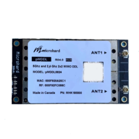 Microhard MHK185800 – Liaison de données MIMO 2x2 haute performance à faible latence, double fréquence 58 GHz/24 GHz, transmission vidéo HD pour UAV, fabriqué au Canada
