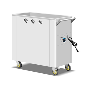 Type de gaz naturel Snack Dim Sum Chignon Porridge Chariot de service 4 casseroles Chariot mobile pour buffet Restaurant chinois - Product Image 6