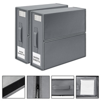 Organisateur de draps de lit avec logo personnalisé Stockage des draps de lit Housses de couette Boîte d'organisation Taies d'oreiller pliables Boîte de rangement