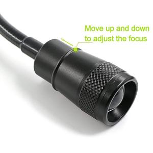 Lámpara de Trabajo Telescópica Flexible con Imán, Luz LED Recargable Portátil para Reparación de Automóviles, Enfoque Ajustable de 360 Grados - Product Image 4