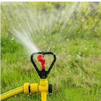 Sprinkler Pertanian 1/2" Male dengan Tekanan Rendah, Penggerak Gigi 360 Derajat, Terbuat dari Plastik untuk Sistem Irigasi Pertanian & Lahan Pertanian