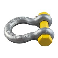 Prix d'usine G2130 forgé Manille d'arc galvanisée de type américain