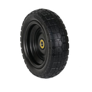 HTK1013 Carro de jardín al por mayor carro Carro de 13 <span class=keywords><strong>pulgadas</strong></span> Anti-pinchazo y Anti-UV rueda de espuma Pu libre plana - Product Image 1