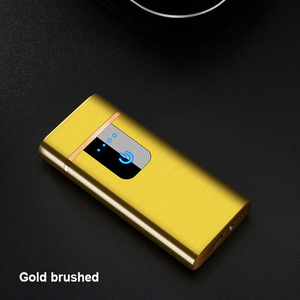 Đôi Arc USB Kẽm Hợp Kim Cổ Điển Có Thể Sạc Lại Nhẹ Flameless Thuốc Lá Điện Nhẹ Hơn Với Cảm Biến Cảm Ứng Hộp Quà Tặng - Product Image 5