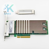 Carte d'interface réseau Ethernet filaire pour serveur Intel PCIe 3.0x8 4 ports 10GbE RJ-45 X710-T4 X710T4G1P5 en stock