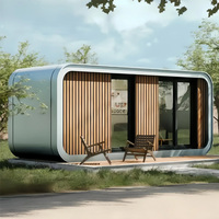 Yingrui Apple Cabin Maison-capsule moderne d'extérieur, structure en acier galvanisé, installation rapide, pour bureaux et centres commerciaux