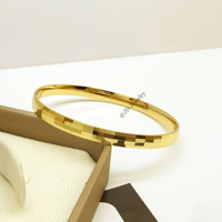 2024 JD New Ins 24k Laiton Plaqué Or Haute Qualité Poli Super Brillant À Facettes Design Minimaliste Bracelet Bracelet Pour Les Femmes