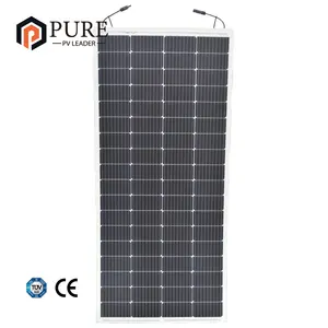 Panel surya fleksibel efisiensi tinggi, modul Pv lampu 200w 205w 210Watt 220W 250W 280W