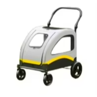 आउटडोर यात्रा और ओवरसाइज स्पेस के लिए 4 पहियों फोल्डेबल पालतू ट्रॉली के साथ बड़े कुत्ते को स्टलर - Product Image 4