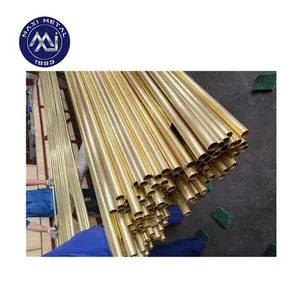 Polished Copper Alloy Brass Pipe C27400 C2800 Customized Brass Tube