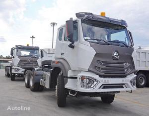 รถบรรทุกหัวลากมือสอง Sinotruk Euro2 ดีเซล 6x4 พวงมาลัยซ้าย HOWO 10 ล้อ รับน้ำหนัก 21-30 ตัน 371 แรงม้า กล้องมองหลัง 360 องศา - Product Image 3