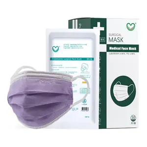 Non Woven 3 Ply Medical Ce Certified Face Mask 3 Layer Ear Loop Type Surgical-masks Disposable