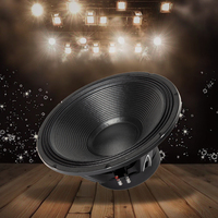Caisson de basses haute puissance de 18 pouces 1500-3000W 8 Ohm 98dB Sensibilité Araignée en silicone Panier en aluminium moulé sous pression pour stades et arènes