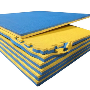 Vente en gros de <span class=keywords><strong>tapis</strong></span> de gymnastique EVA imbriqués pour arts martiaux-Tatami imperméable utilisé pour le judo Taekwondo - Product Image 4