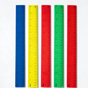 <span class=keywords><strong>Regla</strong></span> Multifuncional Creativa de Papelería, <span class=keywords><strong>Regla</strong></span> Recta de Plástico de 30 cm con <span class=keywords><strong>Regla</strong></span> Métrica Clara - Product Image 3