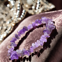 Bracelet en pierre à puce irrégulière de style vintage et religieux en gros d'usine pour femmes et hommes pour la fête de mariage et le cadeau