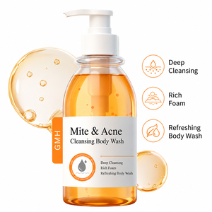 Gel de Ducha Purificante para la Piel con Extracto Herbal, 250 ml, para Eliminar <span class=keywords><strong>Ácaro</strong></span>s y Acné, Limpieza Profunda, Piel Suave, OEM y ODM, Venta al Por Mayor - Product Image 1
