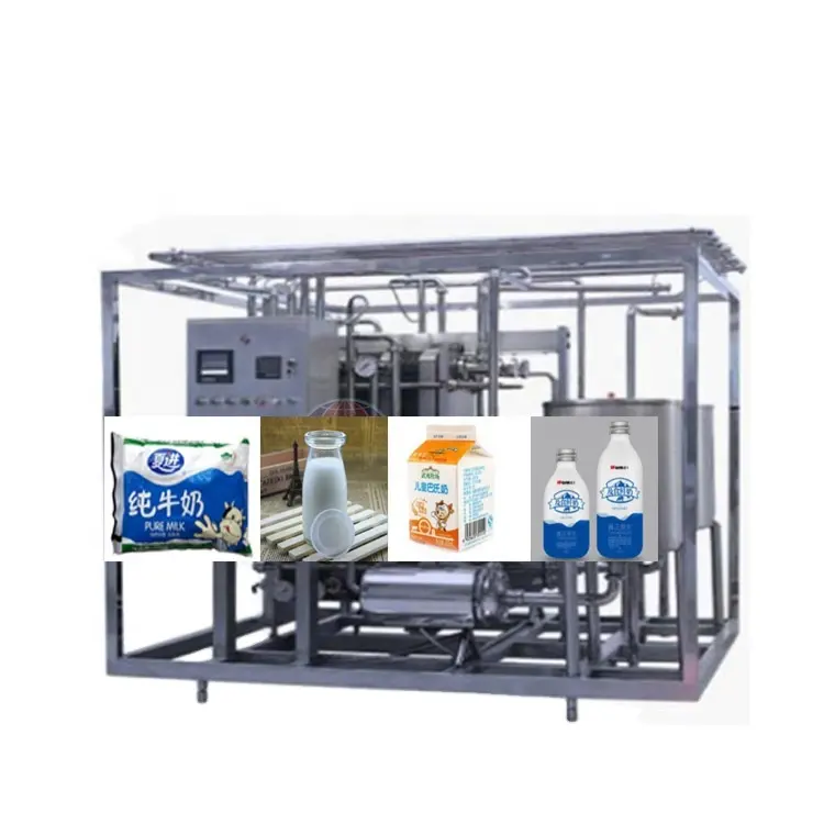 Complete UHT Milk Production Line Yogurt Ice Cream Milk Production Line