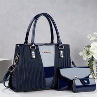 Sac fourre-tout élégant en PU imperméable, grande capacité, portable, avec fermeture éclair, sac à main pour femme