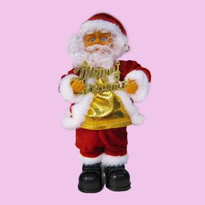 Figura Decorativa Navideña de Santa Claus Animado y Musical, 30 cm, Plástico, Arte Moderno, Única, Regalo, Muñeco de Nieve - Product Image 5