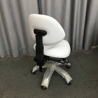 Fauteuil de Barbier Professionnel Moderne en Cuir PU Personnalisable, Rotation à 360 Degrés, Hauteur Réglable, pour Salon Commercial et Atelier