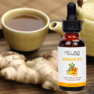 Huile de gingembre pure à 100 % pour la croissance des cheveux, hydratante et drainante pour le ventre, huile essentielle de gingembre de Chine, huile de gingembre OEM, marque privée - Product Image 2