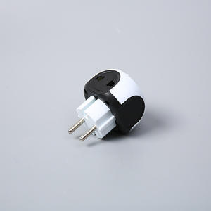 Universal Travel <b>Power</b> <b>Adapter</b> 1916 Size With Switch For European And British Standards 100-240V AC Plug ABS Material - Product Image 5