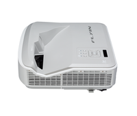 Projecteur DLP à ultra courte focale FLYIN 5000ANSI, compatible 4K, portable, pour les entreprises, l'éducation et la projection 3D en extérieur