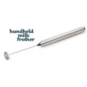 A batteria in acciaio inox <span class=keywords><strong>per</strong></span> latte e frullino elettrico <span class=keywords><strong>per</strong></span> schiumare il caffè con la bacchetta <span class=keywords><strong>Cappuccino</strong></span> <span class=keywords><strong>per</strong></span> tè e caffè Matcha strumento - Product Image 2