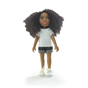 Muñeca de moda personalizada de fábrica, juguetes y juegos de plástico, muñeca negra con ropa <span class=keywords><strong>para</strong></span> niños - Product Image 6