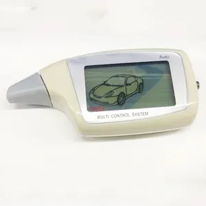 Chiave auto bianca M 902 903 grande telecomando LCD bidirezionale adatto per mag bidirezionale sistemi di allarme per auto 901 902 903 portachiavi con adesivi