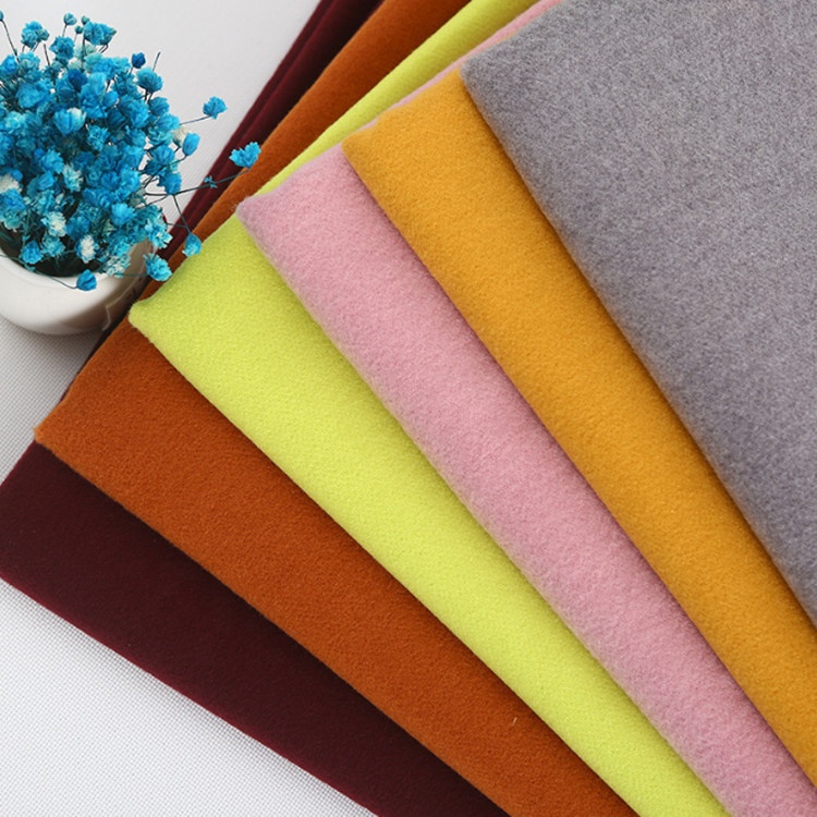 Лидер продаж, тяжелая двухсторонняя Смешанная твидовая шерстяная плюшевая ткань для пальто, меховое пальто, зимняя куртка