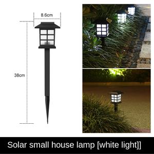 Luz LED de césped para casa pequeña y jardín a prueba de lluvia para exteriores Mini iluminación de plástico con energía solar para Palacio para jardines y espacios pequeños - Product Image 6