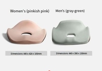 Coussin de siège ergonomique antidérapant en mousse à mémoire de forme en U pour la prostate et le coccyx, amovible et lavable