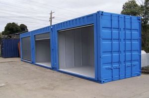 Conteneur maritime High Cube multi-portes de 20 pieds et 40 pieds, transformé en box de stockage pour équipements industriels - Product Image 5