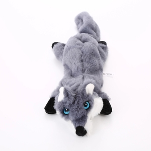 Giocattoli di peluche per <span class=keywords><strong>cani</strong></span> striduli senza ripieno forme di <span class=keywords><strong>agnello</strong></span>, lupo, volpe e scoiattolo, giocattoli per animali domestici resistenti alla masticazione per cuccioli - Product Image 6