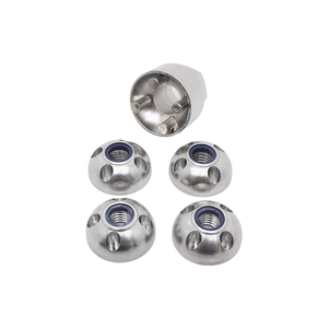 Tuerca de Seguridad M8 de Acero Inoxidable Pasivado con Inserto de Nailon para Aplicaciones en la Industria Minera y Sanitaria - Product Image 1