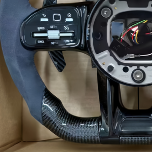 <span class=keywords><strong>Volant</strong></span> en fibre de carbone et Alcantara de style sport AMG pour <span class=keywords><strong>Mercedes</strong></span> Benz A, <span class=keywords><strong>B</strong></span>, C, E, S, CLA, CLS, GLA, GLB, GLC, GLE, GLS, <span class=keywords><strong>Classe</strong></span> G - Product Image 4