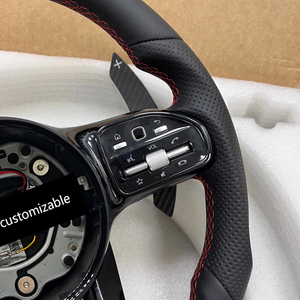 Volante Deportivo <span class=keywords><strong>de</strong></span> Cuero en Oferta para Mercedes-Benz W205 W207 W218 W220 W222 W238 C117 2010-2021, Mejora del Interior del Automóvil - Product Image 3