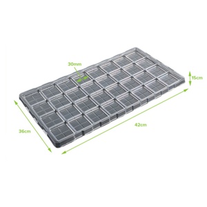 Plateau intérieur en plastique transparent jetable sur mesure en forme de coquille pour emballage de pilules - Product Image 2