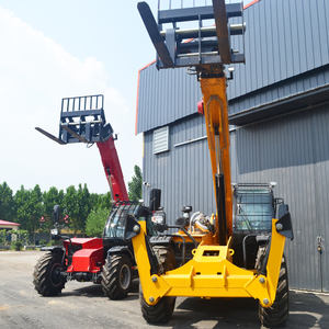 4Ton 18M Manipulador telescópico Carretilla elevadora telescópica de granja todo terreno con elevador de construcción de cubo Manipulador telescópico a la venta - Product Image 3